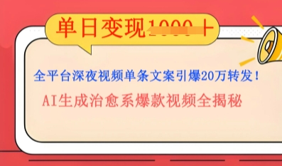 全平台深夜文案新风口:DeepSeek生成百万播放量金句,治愈系内容涨粉速度快4倍-鑫锐轻创终点站